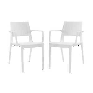 Modway Furniture Astute Dining Set Set of 2 White Eei-2413-whi-set - All