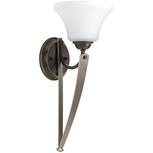 Progress Noma 1 Light 7.375 Wall Sconce Antique Bronze/Etched P710005-020 - All