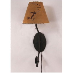 Coast Lamp Rustic Living Iron Fishing Pole Sconce Sienna 15-R14d - All