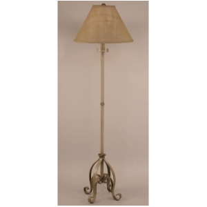 Coast Lamp Rustic Living Plain Pedestal Floor Lamp Grey 12-R41c - All