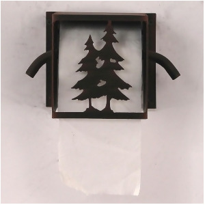 Coast Lamp Rustic Living Double Pine Tree Toilet Paper Box Sienna 15-R23k - All