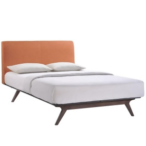 Modway Furniture Tracy Queen Bed Cappuccino Orange Mod-5238-cap-ora - All