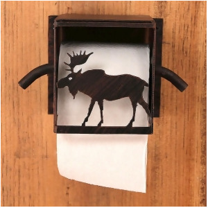 Coast Lamp Rustic Living Iron Moose Toilet Paper Box Sienna 15-R25l - All