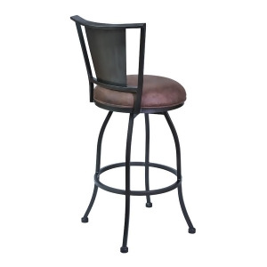 Armen Living Dynasty 26 Counter Height Barstool Mineral/Tobacco Lcdy26bato - All