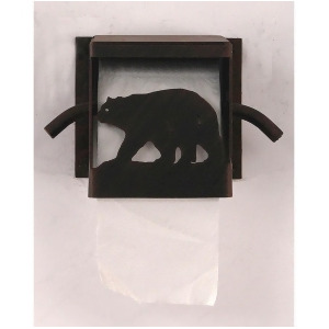 Coast Lamp Rustic Living Iron Bear Toilet Paper Box Sienna 15-R24l - All
