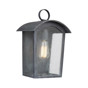 Feiss Hodges 1 Light Outdoor Wall Lantern 9x13.75' Ash Black Ol13301ablk - All