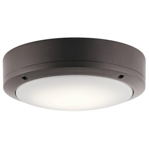 Kichler Outdoor Wall/Ceiling Led 9x2.75 Text Arch Bronze White 11131Aztled - All