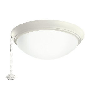 Kichler Low Profile Led Fixture Satin Natural White Etched Opal 338200Snw - All