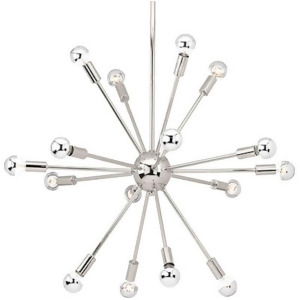 Progress Ion 16 Light 30 Chandelier Polished Nickel P400041-104 - All