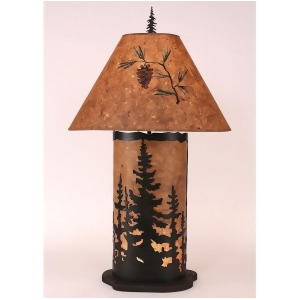 Coast Lamp Rustic Living Large Feather Tree Lamp w/Nightlight Kodiak 15-R5d - All