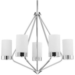 Progress Elevate 5 Light 27.375 Chandelier Chrome/Etched P400022-015 - All