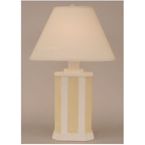Coast Lamp Coastal Living Rectangle Stripe Pot Lamp Nude/Golden Rod 12-B13a - All
