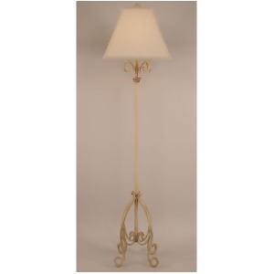 Coast Lamp Coastal Living Pedestal w/4-Curls Rope Floor Lamp Grey 12-B31b - All