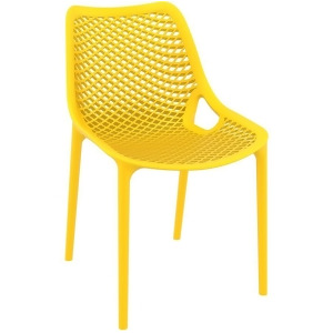 Compamia Air Outdoor Dining Chair Yellow Isp014-yel - All