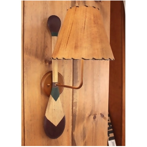 Coast Lamp Rustic Living 2-Paddle Lamp Round Base Sconce Lakeside 15-R12b - All