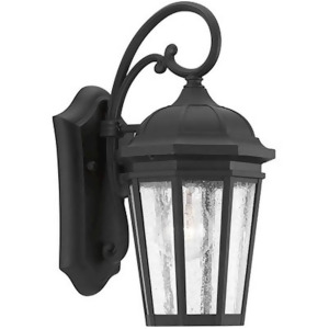 Progress Verdae 1 Light 6.25 Outdoor Small Wall Lantern Black P560014-031 - All