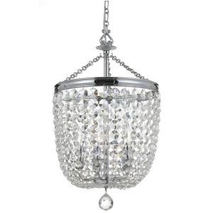 Crystorama Archer 5 Light Spectra Polished Chrome Chandelier 785-Ch-cl-saq - All