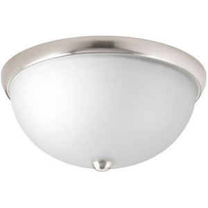 Progress Glass Domes 2 Light 14 Flush Mount Nickel/Etched P350044-009 - All