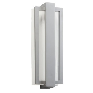 Kichler Sedo Outdoor Wall 1Lt Led 6x18.25 Platinum Clear 49434Pl - All
