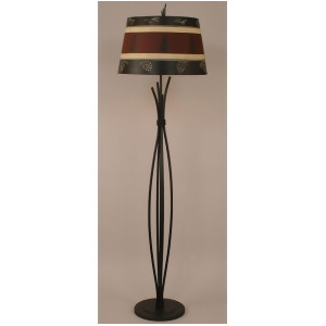Coast Lamp Rustic Living Iron Stack Braided Wire Floor Lamp Kodiak 12-R24a - All