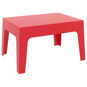 Compamia Box Resin Outdoor Center Table Red Isp064-red - All