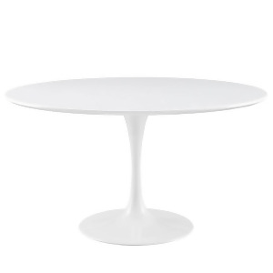 Modway Furniture Lippa 54 Wood Top Dining Table White Eei-1119-whi - All