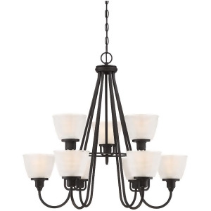 Quoizel Dublin 9 Light Chandelier Mystic Black Dbn5009k - All