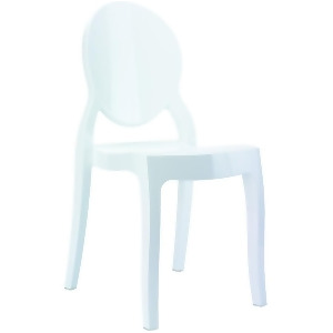 Compamia Baby Elizabeth Kids Chair Glossy White Isp051-gwhi - All