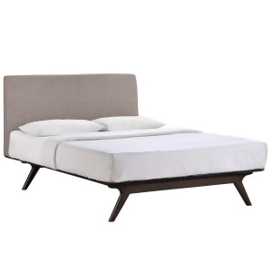 Modway Furniture Tracy Queen Bed Cappuccino Gray Mod-5238-cap-gry - All