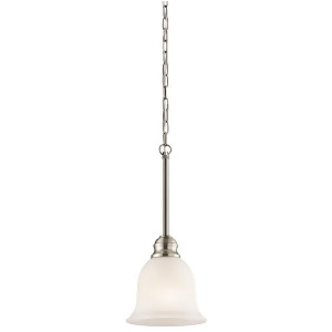 Kichler Tanglewood Mini Pendant 1Lt Brushed Nickel Satin Etched 42901Ni - All