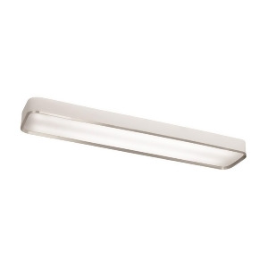 Kichler Pira Linear Ceiling 48 Fluor Brsh Alum Matte Wht Acrylic 10425Ba - All