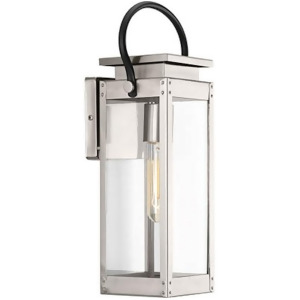 Progress Union Square 1 Lt 6.5 Outdoor Small Lantern Stainless P560004-135 - All