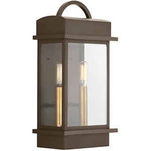 Progress Santee 2 Light 8 Outdoor Small Wall Lantern Bronze P560002-020 - All