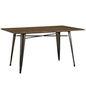Modway Furniture Alacrity 59 Rectangle Wood Dining Table Brown Eei-2034-brn - All