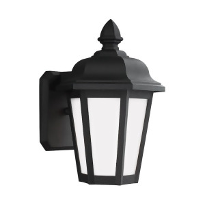 Sea Gull Lighting Brentwood Small 1 Light Outdoor Wall Lantern Black 89822-12 - All