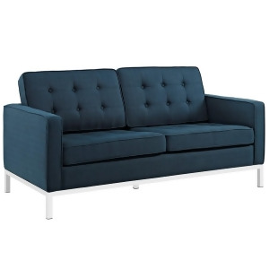 Modway Furniture Loft Fabric Loveseat Azure Eei-2051-azu - All