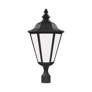 Sea Gull Lighting Brentwood 1 Light Outdoor Post Lantern Black 89025-12 - All