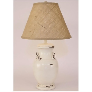 Coast Lamp Casual Living Crock Pot Table Lamp w/Handles Light Nude 14-C12a - All