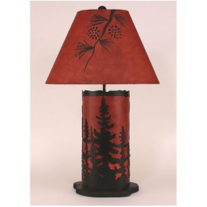 Coast Lamp Rustic Feather Tree Lamp w/Nightlight Kodiak/Red 15-R4d - All