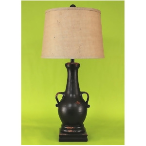 Coast Lamp Casual Living Pot Lamp w/2 Handles Square Base Black 14-C5b - All