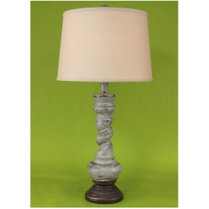 Coast Lamp Casual Living Pot w/Twist Table Lamp Greystone 14-C3a - All