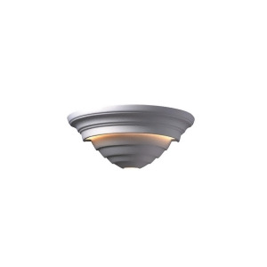 Justice Design Ambiance Supreme Sconce Outdr Bisq Fluorescent - All