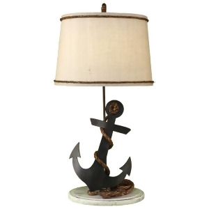 Coast Lamp Coastal Living Anchor Table Lamp w/Rope Nude 14-B4a - All