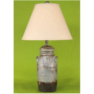 Coast Lamp Casual Living Small Slender Crock Table Lamp Greystone 14-C3b - All