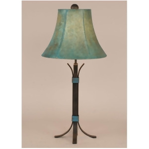 Coast Lamp Rustic Living Lamp with 4-Legs Collar Rust/Jade 12-R47d - All