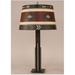 Coast Lamp Rustic Living Iron Rod Table Lamp Cheyenne 12-R46d - All