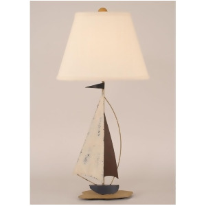 Coast Lamp Coastal Living Iron Sail Boat Lamp Nautical 12-B25d - All