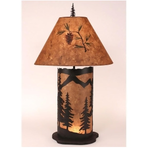 Coast Lamp Rustic Living Large Mountain Lamp w/Nightlight Kodiak 15-R5a - All