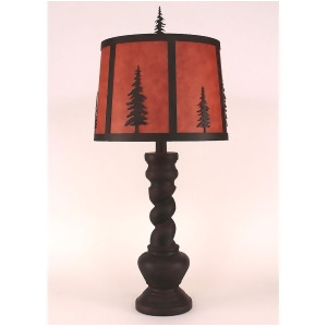 Coast Lamp Rustic Living Pot w/Twist Table Lamp Kodiak 15-R3b - All