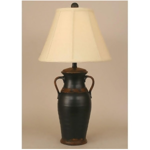Coast Lamp Casual Living Two Handle w/Collar Pot Lamp Black 14-C4d - All